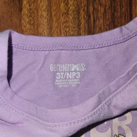 5 For $25 Garanimals Purple Hippie Van Floral Tee Toddler Size 3T - Picture 2 of 4